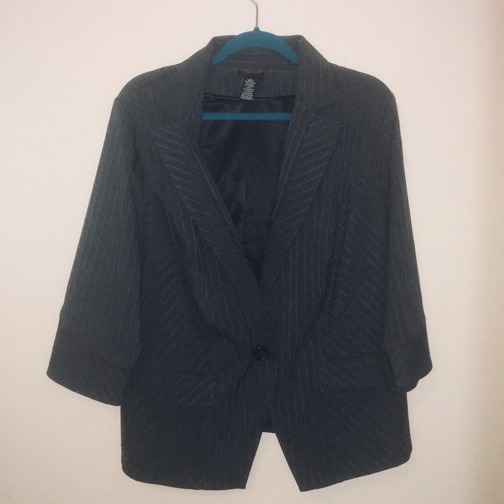 Torrid Pin stripped Blazer.
